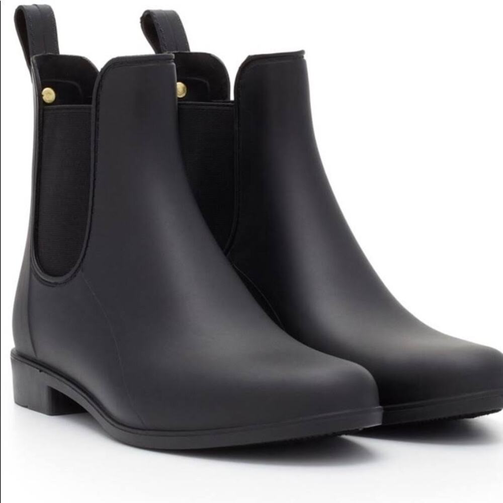 Sam Edelman Tinsley Matte Chelsea Rain Booties Black Chelsea Women's Size 7